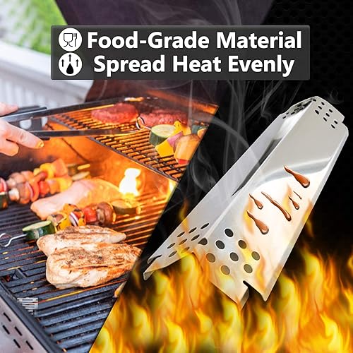 Vista 23 de Criditpid Grill Replacement Parts for Nexgrill 720-0925S, 720-0864, 720-0864M Models. Grill Heat Plates, Burner Tubes and Grill Ignitors for BBQ PRO