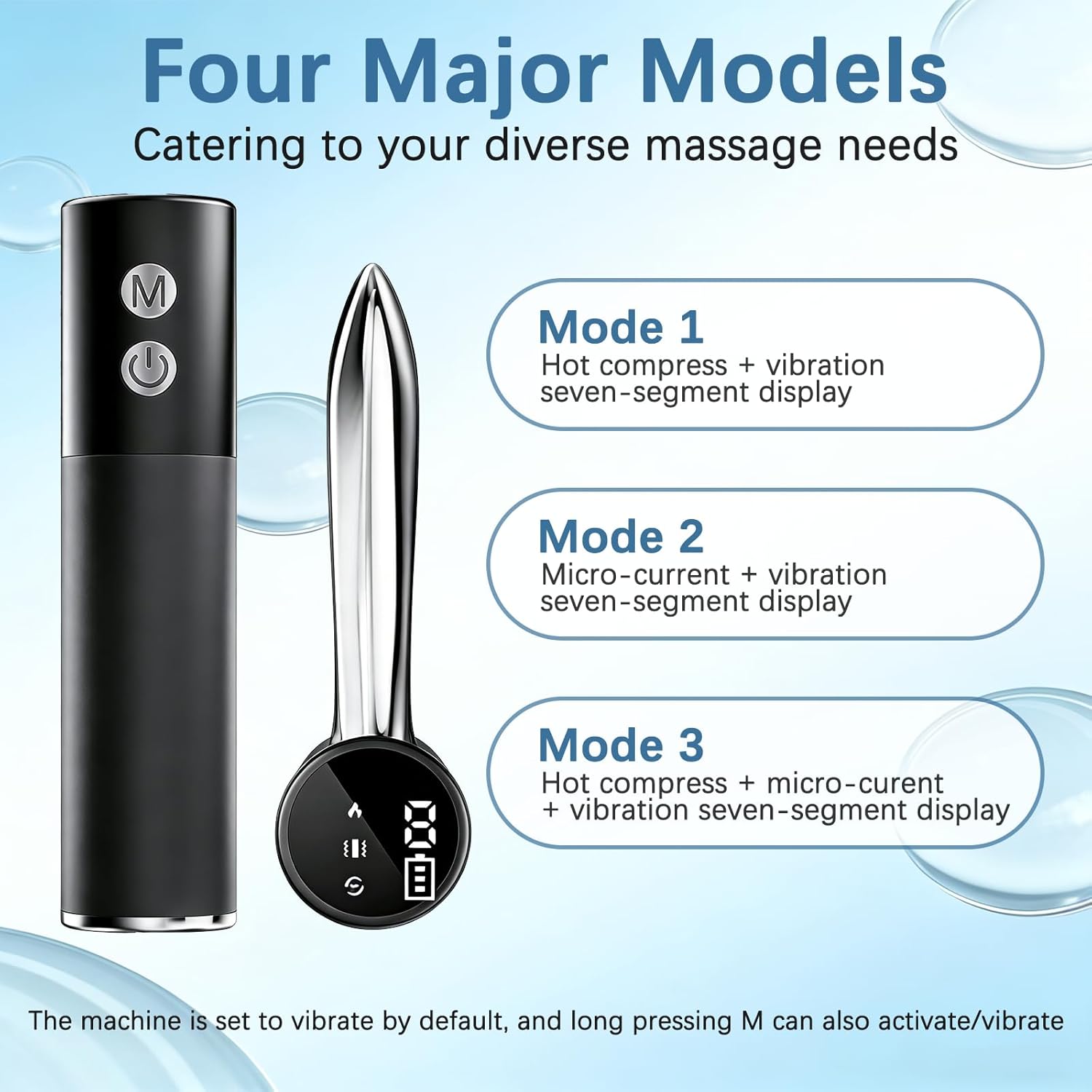 Heated Muscle Scraper Tool, Electric Muscle Scraper Tool with Vibration, Massage& Heat, Portable Gua Sha Massager for Full Body Muscle Recovery, Fascia Tool Massage Tools for Deep Tissue - Image 3