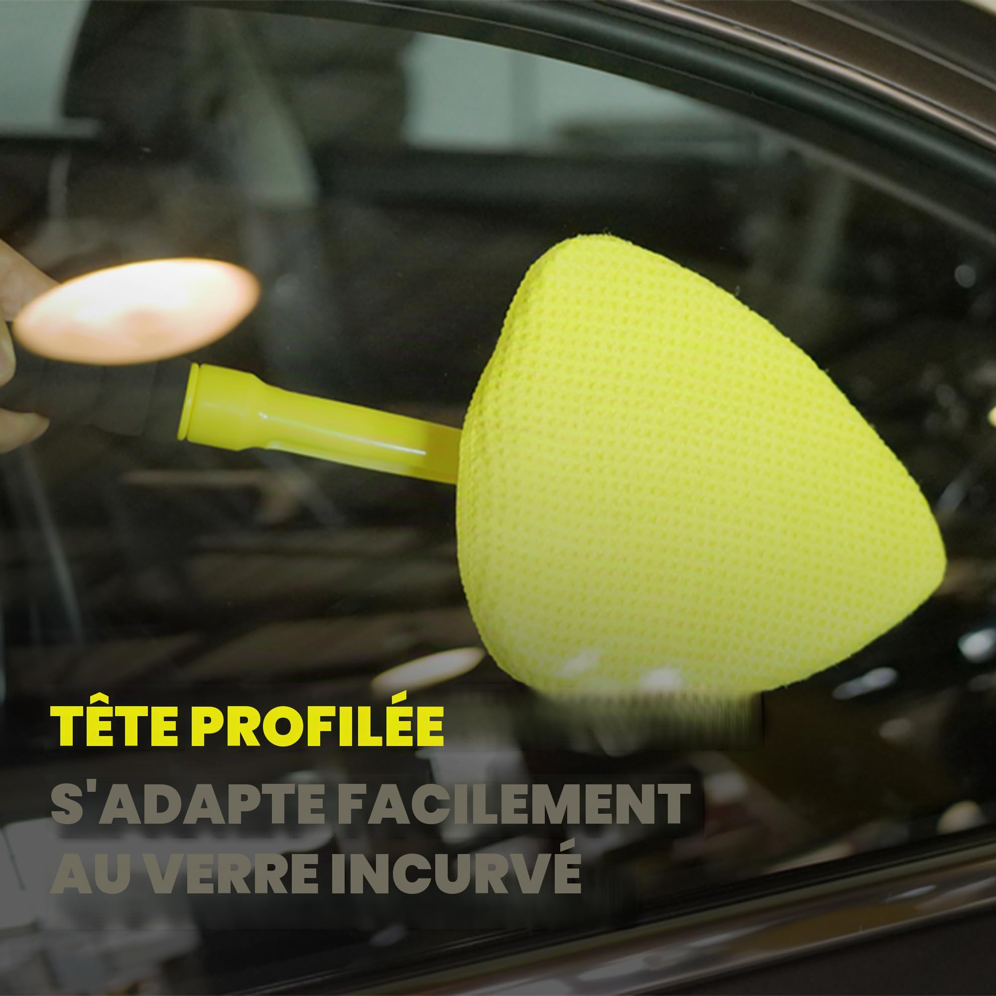 Stoner Car Care 95160 Outil de nettoyage invisible pour vitres Jaune