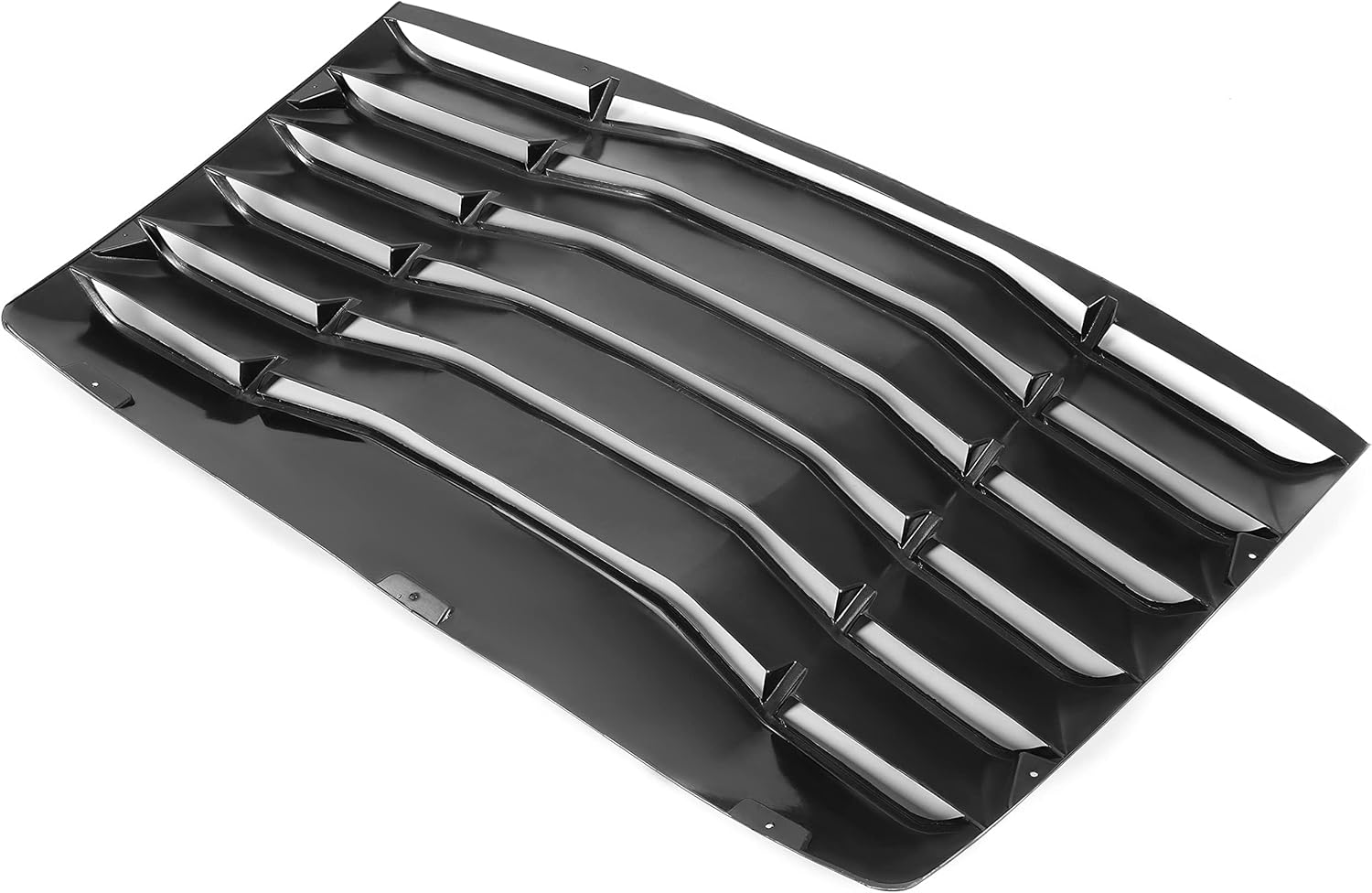KUAFU Rear Window Louver Compatible with 1994-2004 Ford Mustang Rear Windshield Sun Shade Cover, Anti-Peeping and Sun Protection ABS Plastic Black Not Fit Convertible Models