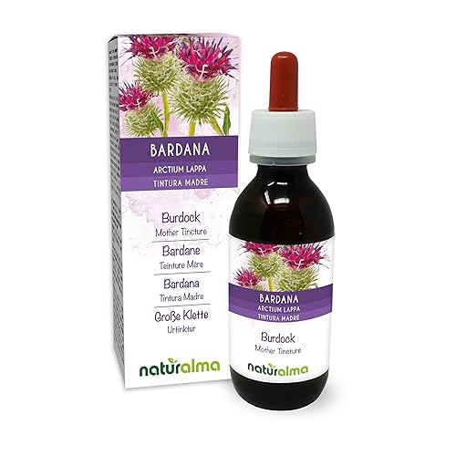 Burdock (Arctium lappa) herb and Roots Alcohol-Free Mother Tincture Naturalma
