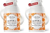 Vista 12 de LilyAna Naturals Hidratante facial y cuello para mujeres y hombres – Crema hidratante facial y cuello para piel seca y brillo de manchas oscuras