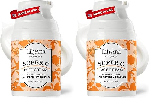 Miniatura 12 de LilyAna Naturals Hidratante facial y cuello para mujeres y hombres – Crema hidratante facial y cuello para piel seca y brillo de manchas oscuras