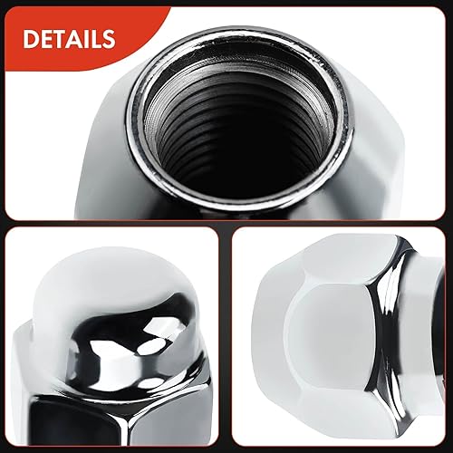 Miniatura 8 de A-Premium 4 tuercas de rueda M12-1.5 compatibles con Infiniti G20 I30 M35 Q45 QX4 Nissan Altima 350Z Frontier Maxima Murano Pathfinder Rogue Sentra