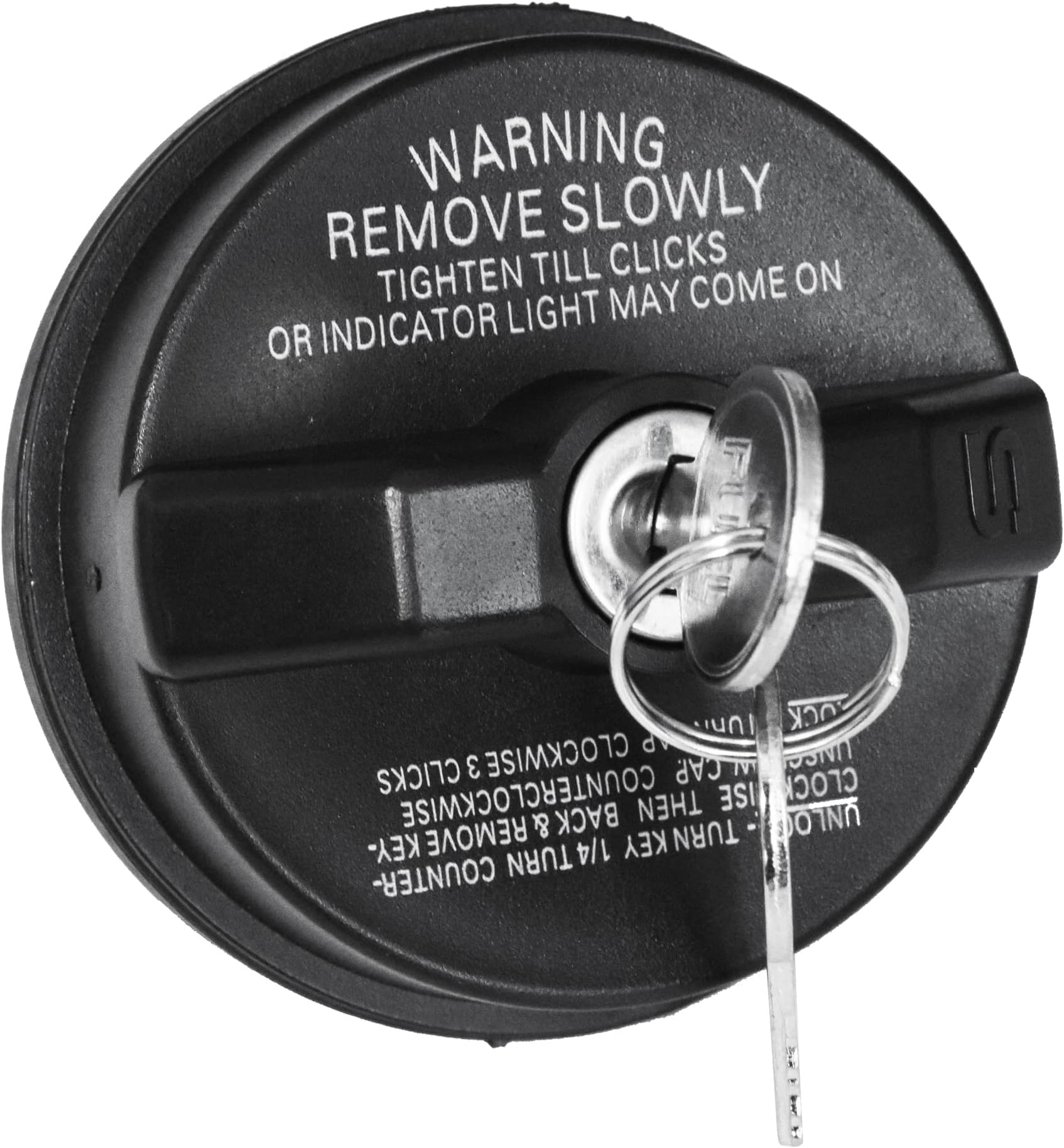 Locking Gas Cap, Lock Fuel Cap Compatible With Chevy GMC Silverado Cruze Express Malibu Colorado Suburban Tahoe Equinox Terrain Sierra Savana Acadia Acura Buick Cadillac Lexus And More