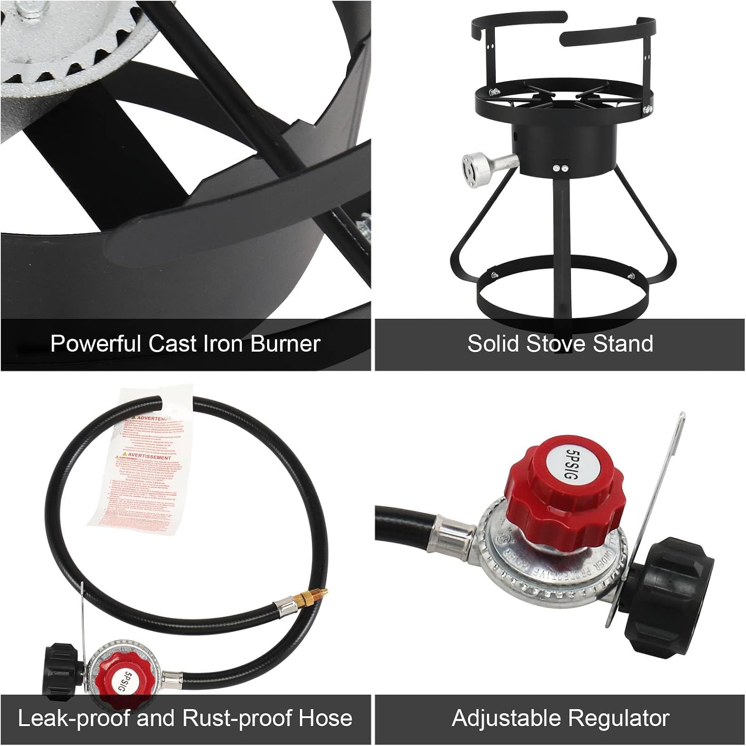 Outdoor Turkey Fryer Kit Seafood Boil Pot, Outdoor Deep Fryer with Basket, Steamer Cooker Set, Aluminum Frying Pot, 30 Qt Turkey Pot & 10 Qt Fish Pot, for Outdoor Home Kitchen Restaurant (Silver)