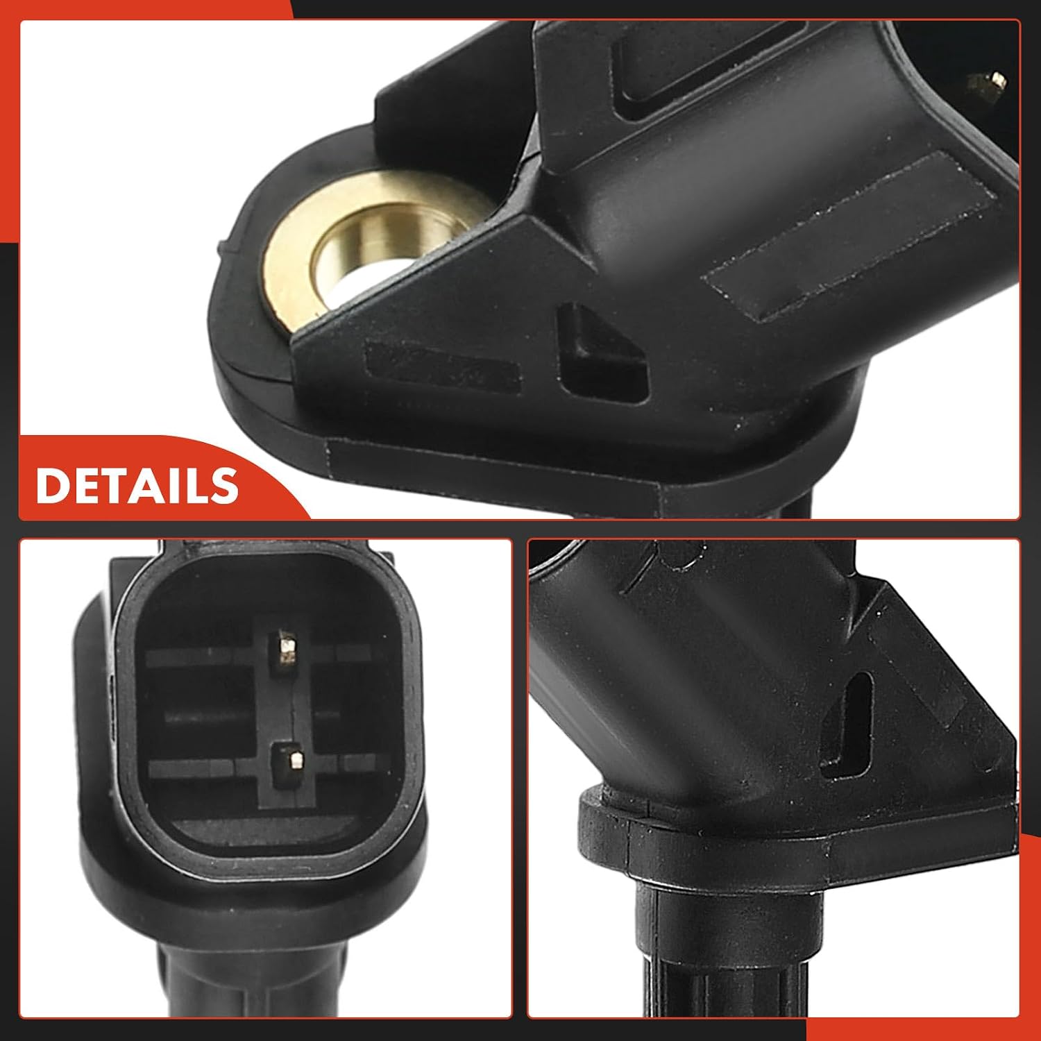 A-Premium 2PC Set Front ABS Wheel Speed Sensors Compatible with Mazda 3 2004-2013, 3 Sport 2011-2013, 5 2006-2010/2012-2015 - Front Driver and Passenger Side, Replace# BP4K43701A