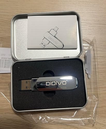 Amazon | DIDIVO 外付けSSD 2TB、最大460MB/s・USB-C/A 2 in 1ケーブル
