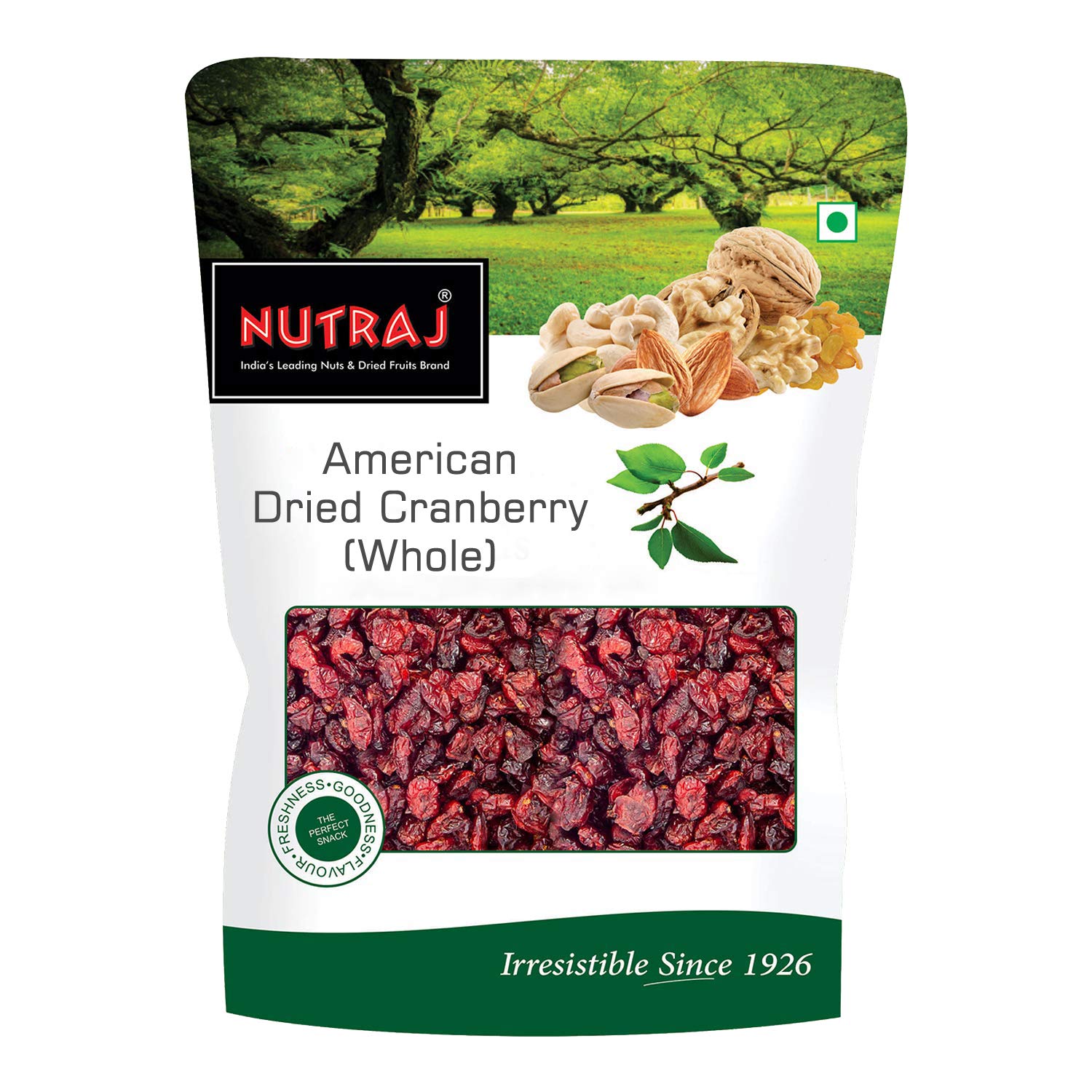 NutrajAmerican Dried Whole Cranberries 200G