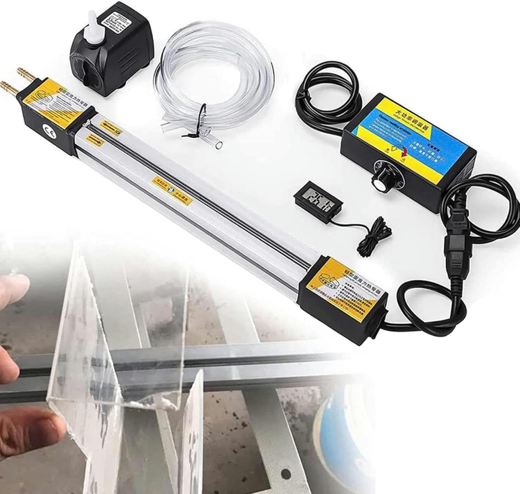 Calentador de acrílico para máquina dobladora de plástico PVC, herramienta portátil para hacer carteles y proyectos de bricolaje