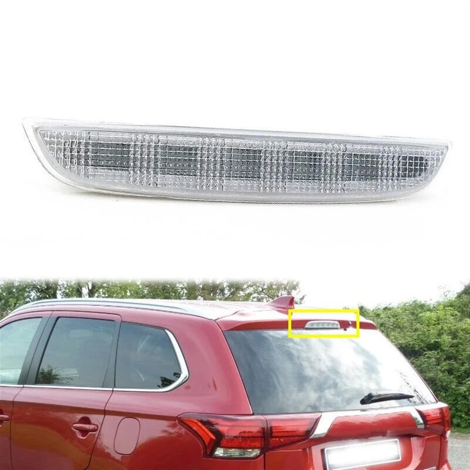 Derde remlicht Mitsubishi Outlander 3 | kosten op Derde remlicht Mitsubishi Outlander 3 | kosten op
