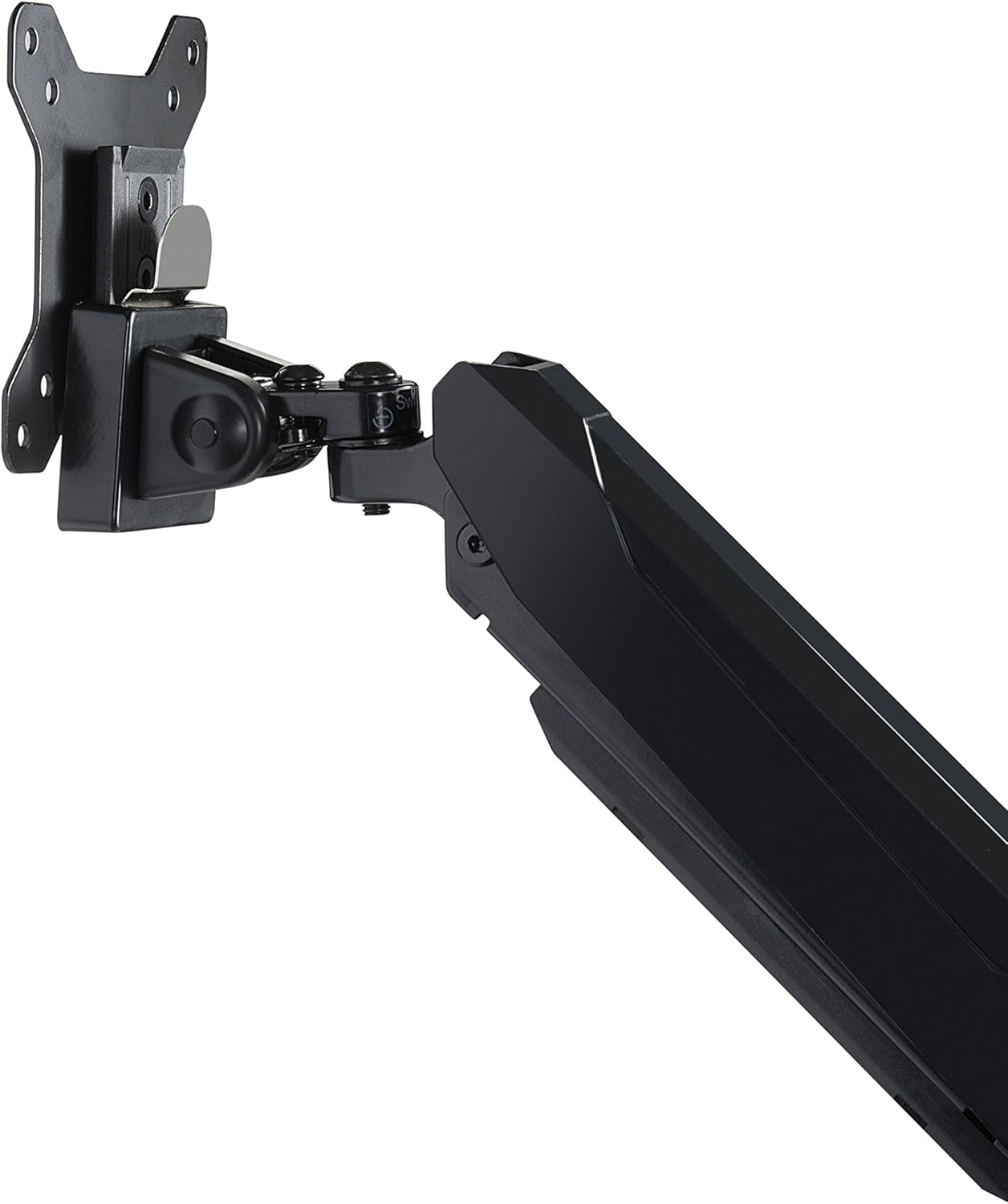 Premium Gas Spring Dual Monitor Mounting Arm Monitor Stand For 15"-27", Easy Installation With Quick Release Fast Mounting Plate