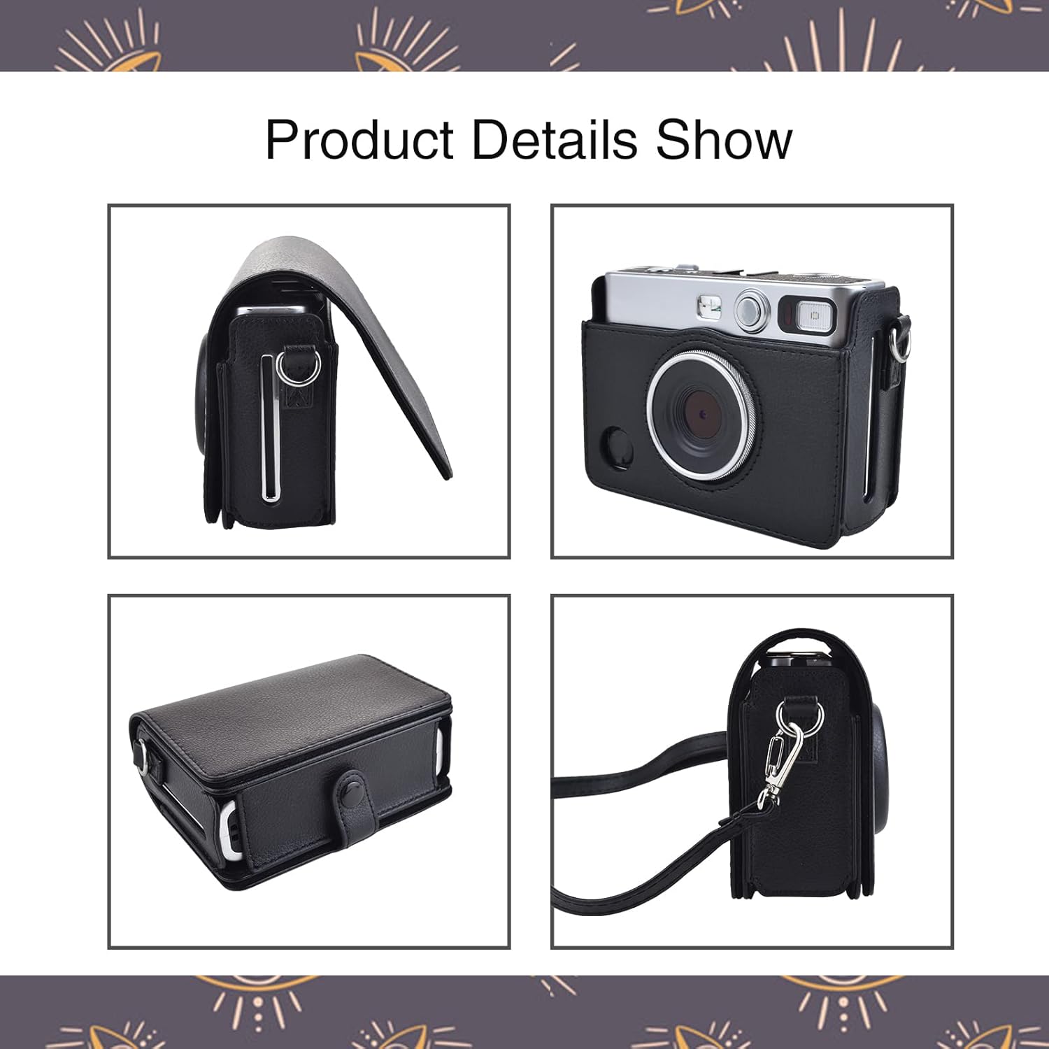 Fuji Mini EVO Case,MUZIRI KINOKOO Mini EVO Camera Case Compatible for