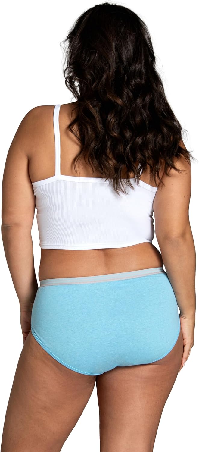Fruit of the Loom womens Eversoft Cotton Underwear Multipacks, Tag Free & Breathable, Available in Plus Size - Image 3