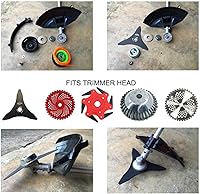 Vista 5 de OXT Adaptador de cabezal de recortadora de 6 cuchillas, kit de adaptador de cuchilla