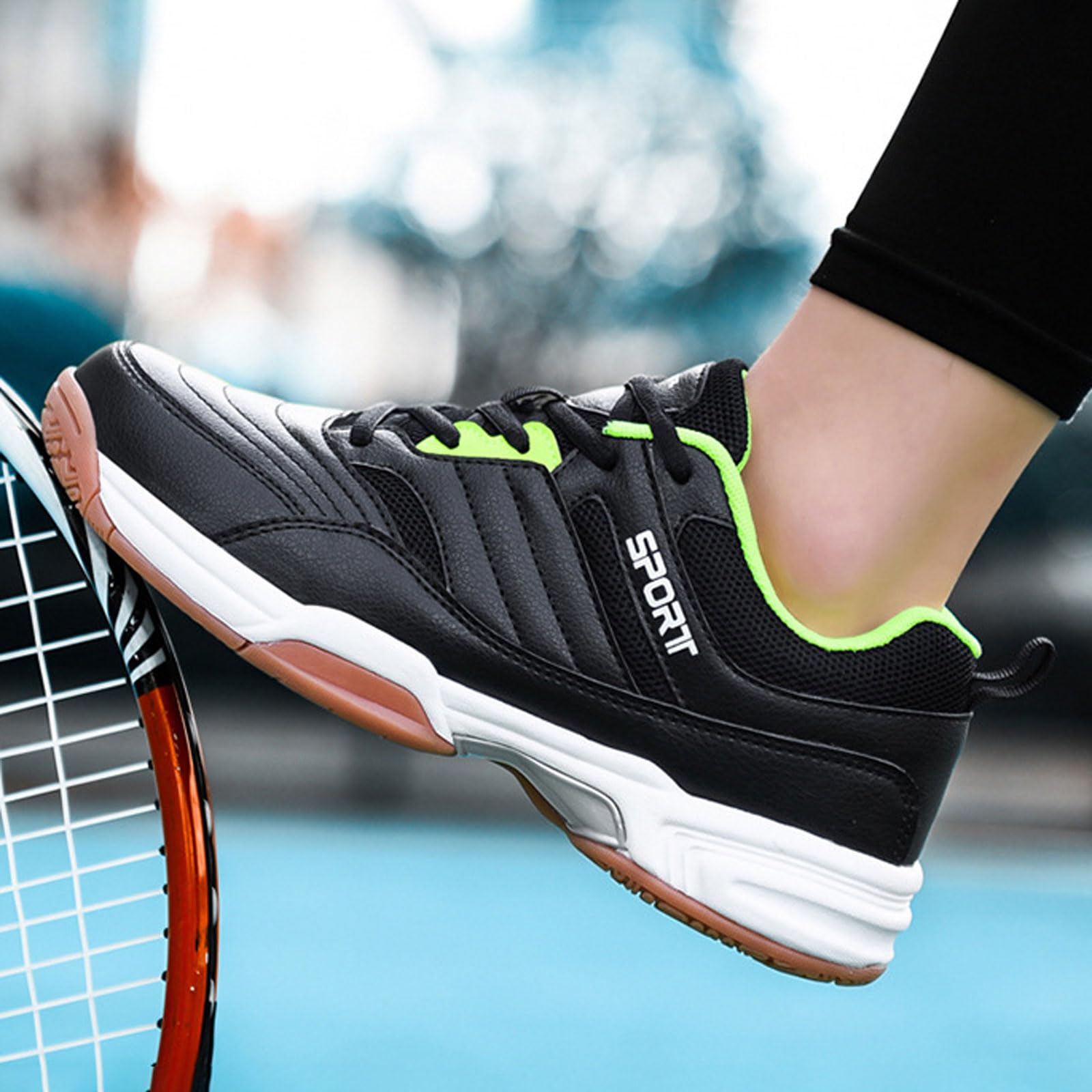 Zapatillas Tenis,Zapatos De BáDminton Hombre,Zapatillas De Squash De Voleibol Ligero Antideslizante Zapatos Deportivos Hombre Zapatillas Voleibol Hombre Mujer,Fitness,Deportes,Adulto