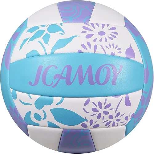 Miniatura 11 de Volleyball Size 5 - Premium PU Leather, Ultra-Durable Soft to The Touch for Youth, Adults, Ideal for Indoor, Outdoor, Beach Sports Training Rosa Azul