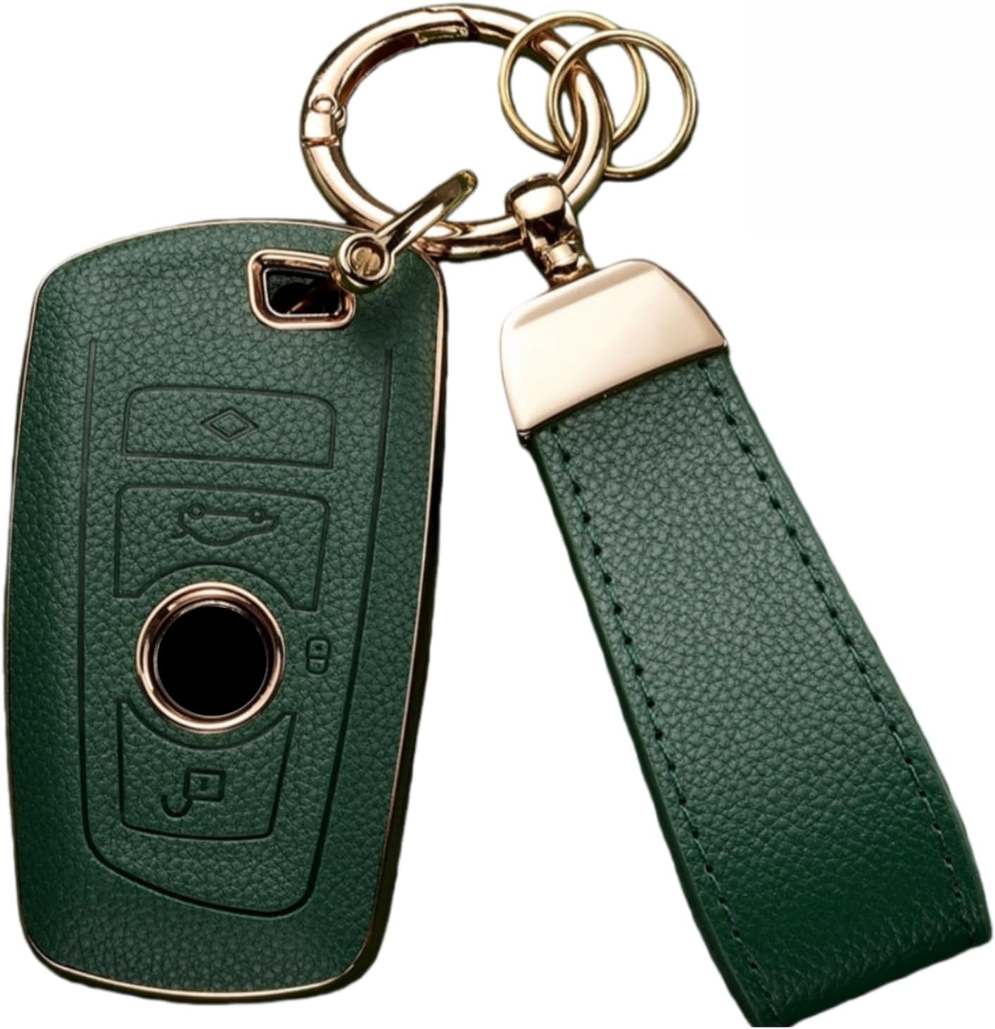 Key Fob Cover for BMW, Leather&TPU Key Cover Case Shell for BMW 2 5 6 7 Series X1 X2 X3 X5 X6 X7 M5 M6