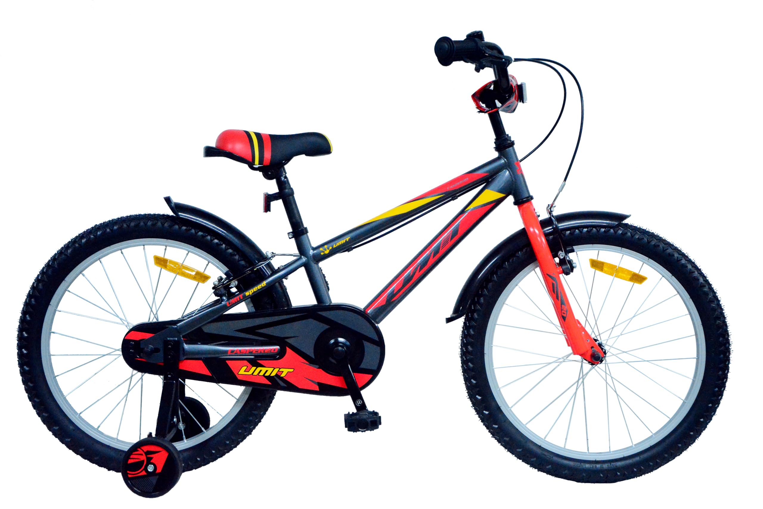 Bicicleta 20 Pulgadas niño | Bicicleta niño 6-10 años + Frenos V-Break + Estabilizadores + Cuadro Acero | Segura y Resistente