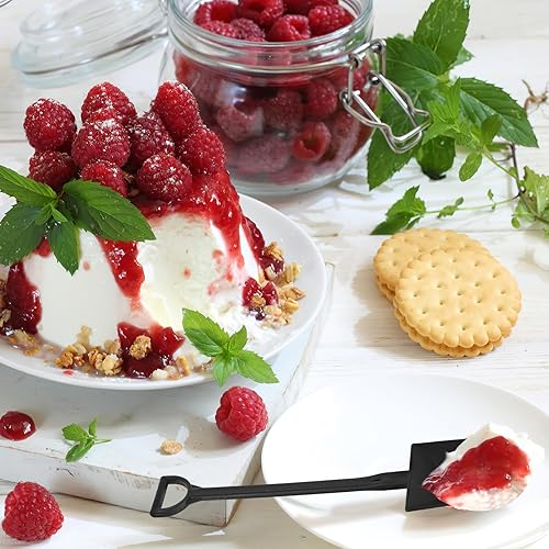 Miniatura 12 de HEALLILY 100 cucharas desechables de plástico para pala, mini helado pudín de yogur, cucharas de postres de plástico para familia o fiesta