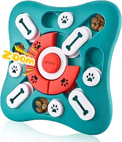 Brinquedos de quebra-cabeça para cães, dispensadores de guloseimas, brinquedos para treinamento de QI e estimulação cerebral, brinquedos interativos estimulantes mentais como presentes para filhotes,