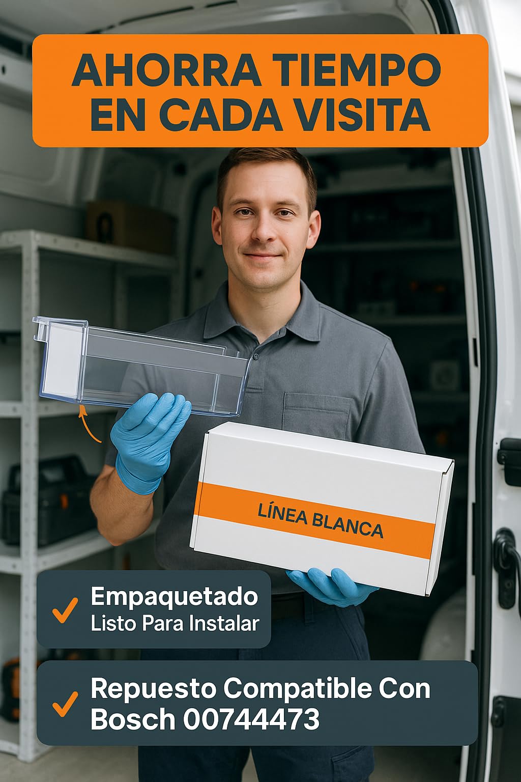 RO - Linea Blanca ® - ESTANTE FRIGORÍFICO BOSCH 00744473