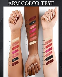 Diamond Glitter Matte Lipstick, Shiny Lip Gloss, Sparkling High Pigment Longlasting Waterproof Smudgeproof Non-Stick Cup Lipstick, Shimmer Lip Blam for Women Girl, Christmas Party Makeup-02