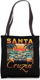 SantaCruz, California s Santa CRUZIN' s Word Play Tote Bag