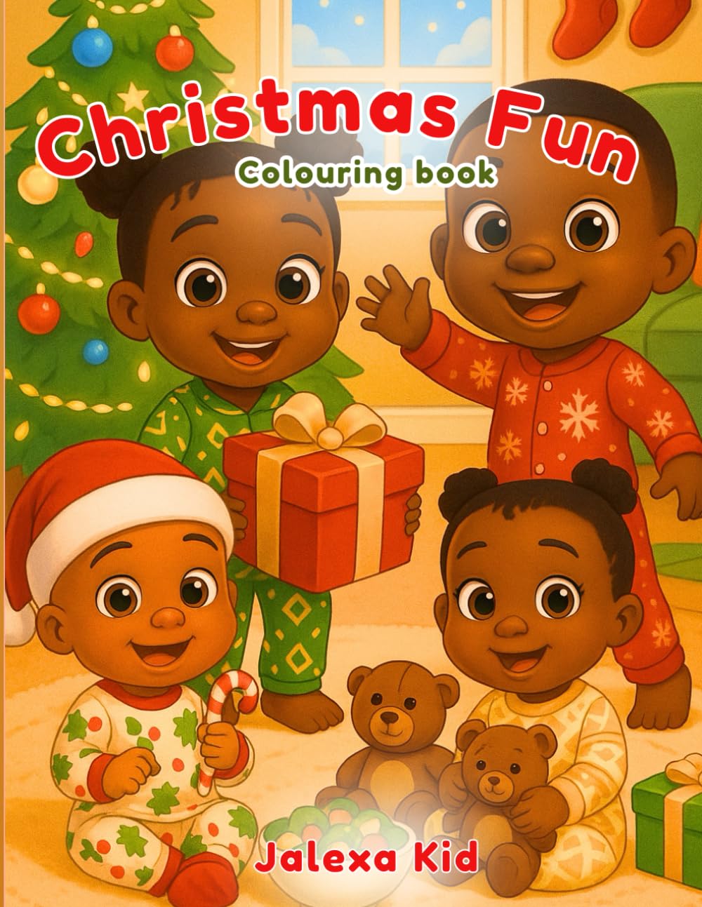 Christmas Fun: Cozy winter Colouring Book