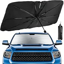 Windshield Sunshade Umbrella Brella Shade for XPENG G9 2022-2025,Blocks UV Rays & Keeps Car Cool,Large Windshield Sunshade Umbrella