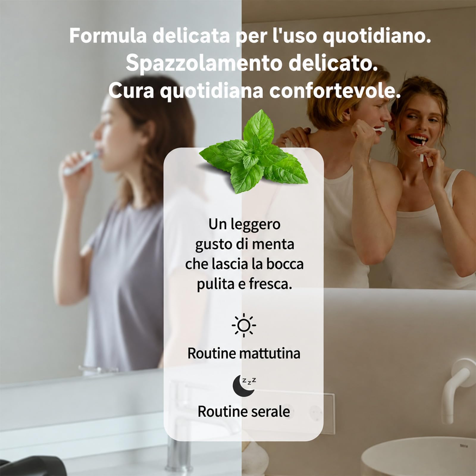 KUGIG Dentifricio Sbiancante Senza Fluoro alla Menta, 100 g (3 Tubo) | Formula delicata per l’uso quotidiano, pensata per una pulizia confortevole e una piacevole sensazione di freschezza