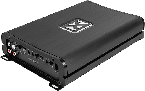 Vista 75 de NVX VAD27001 - Amplificador con control remoto de graves (certificado marino) de 2700W RMS Clase D monobloque para automóviles, embarcaciones