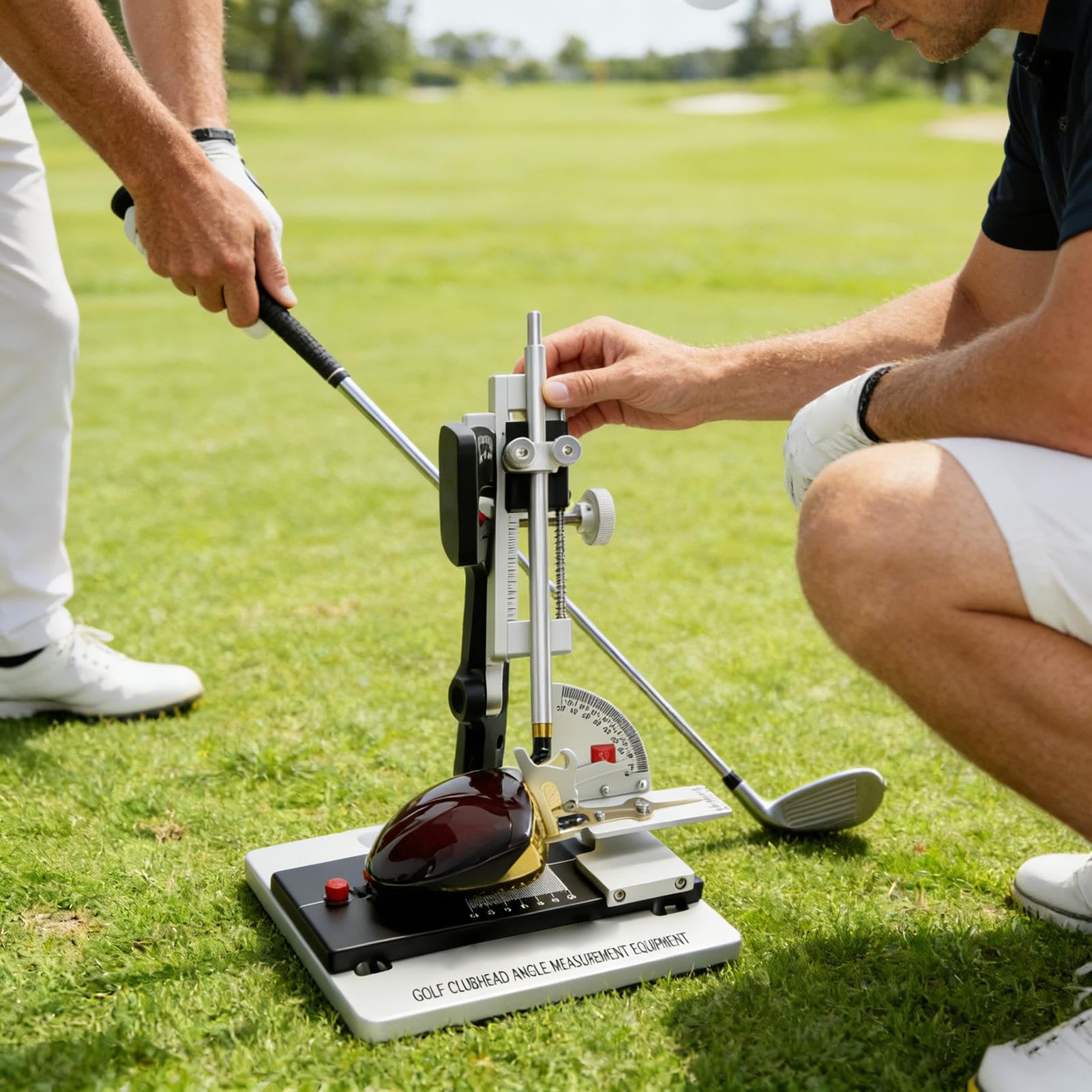 Strumento di Misura per Testa Mazze da Golf Livella Integrata per | Misuratore Angolo Lie Mazze da Golf Per Officine e Tornei
