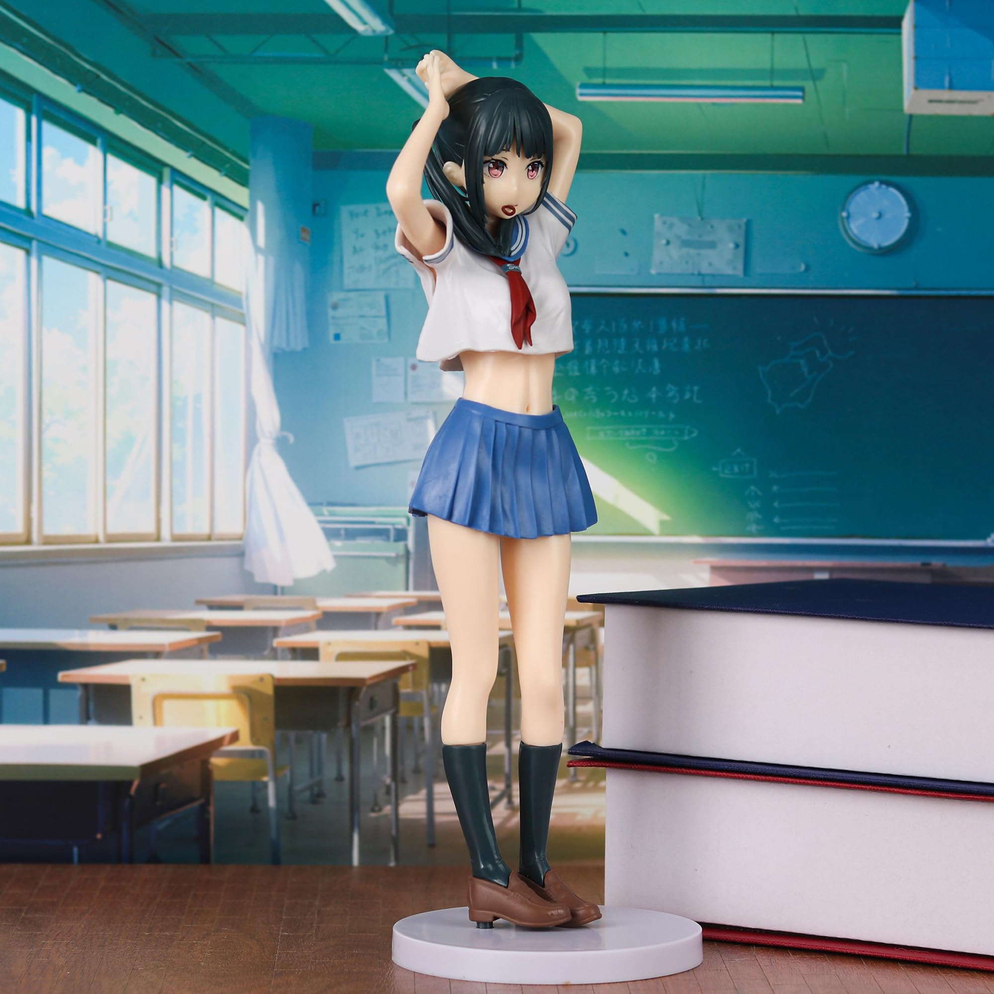 Zatanend Ecchi Figure JK Japanese School Girl,Anime Girl Figure Waifu Hentaii.Sexy Action +18 Uncensored Collection Gift Model Toys No Box