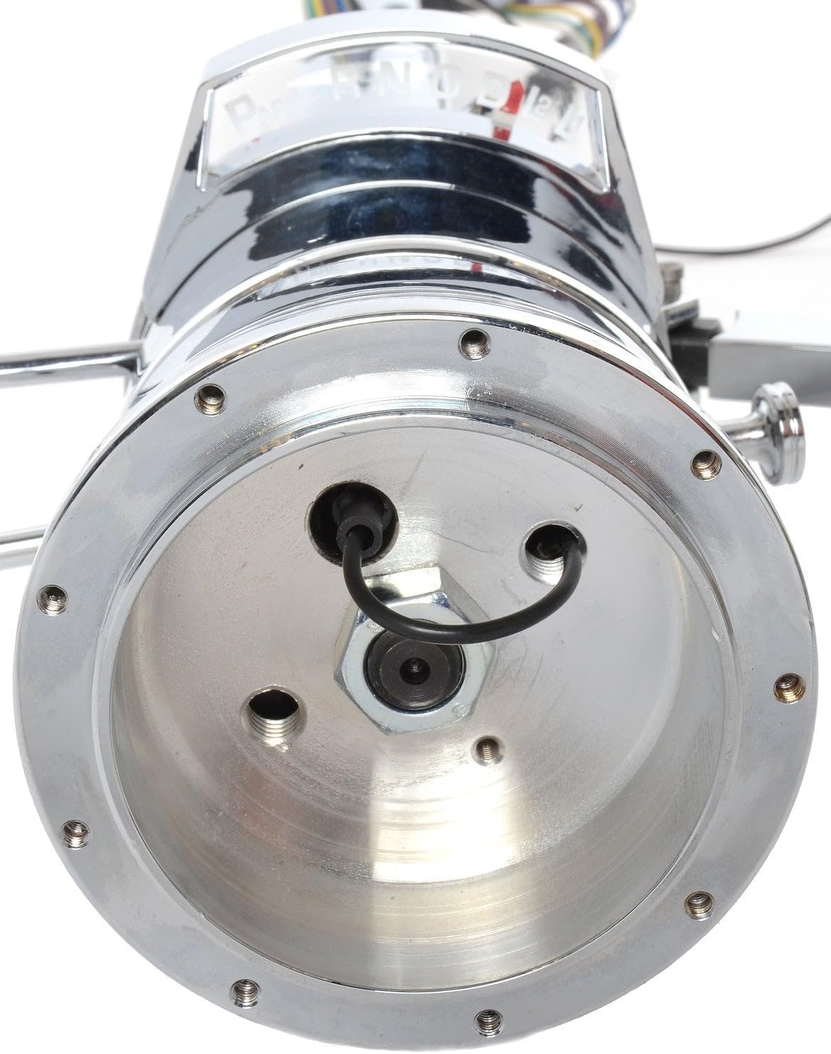 JEGS Universal Column Shift Tilt Steering Column | Chrome | 2� Tube | 32� Length | Includes 9-Hole GM Steering Wheel Adapter, Tilt, Turn Signal & Hazard Levers, and GM-Style Electrical Plug