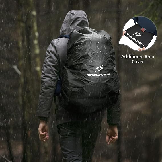 Maelstrom 40L Waterproof Hiking Backpack, Lightweight Travel Daypack