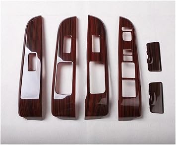 Interior Trim For Toyota For Camry 2012-2016 Accessories Wood Grain Car Interior Decoration Central Control Air Outlet ABS Sticker Interior AccessoriesC