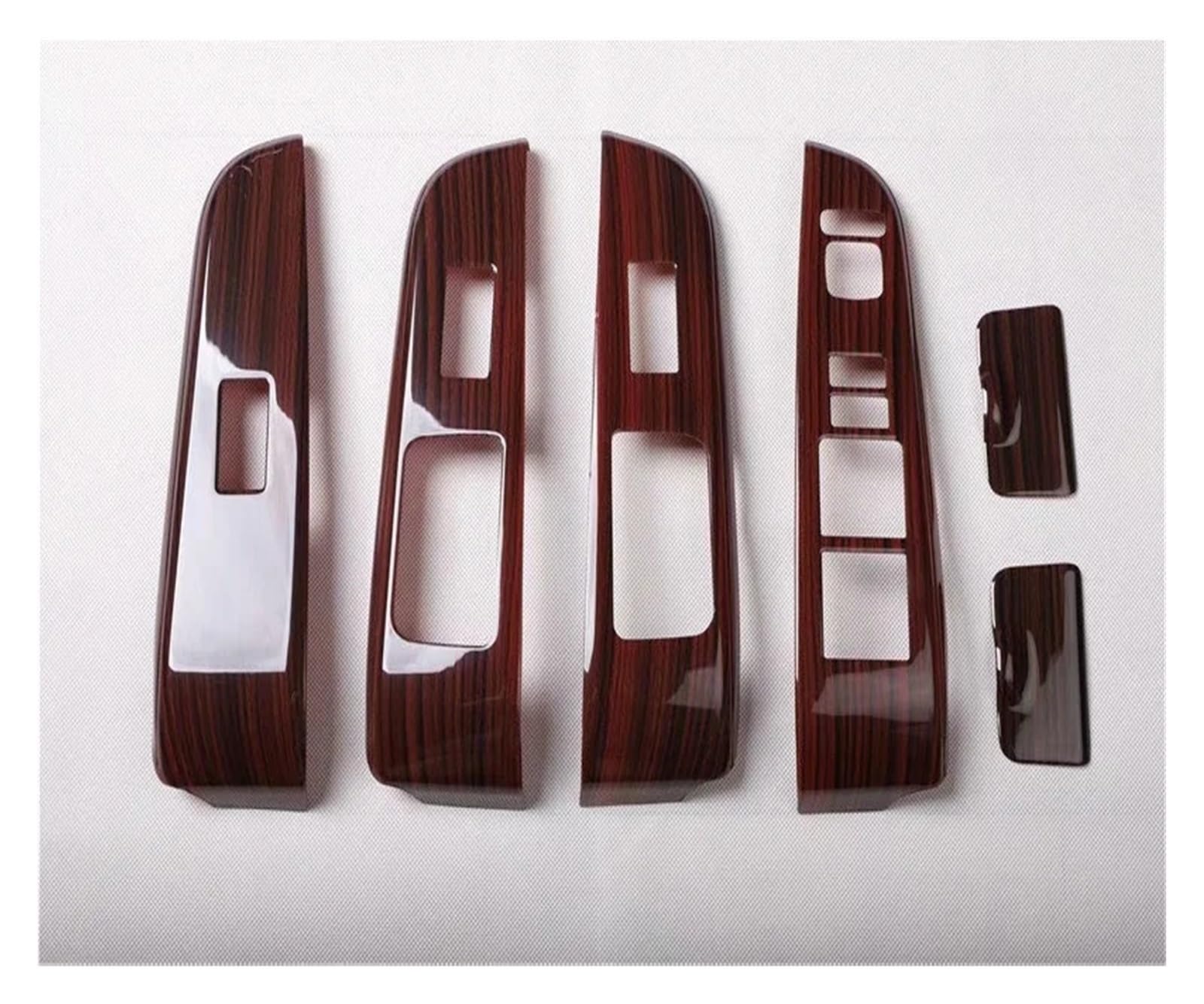 Interior Trim for Toyota for Camry 2012-2016 Accessories Wood Grain Car Interior Decoration Central Control Air Outlet ABS Sticker Cover Trim Sticker(C)