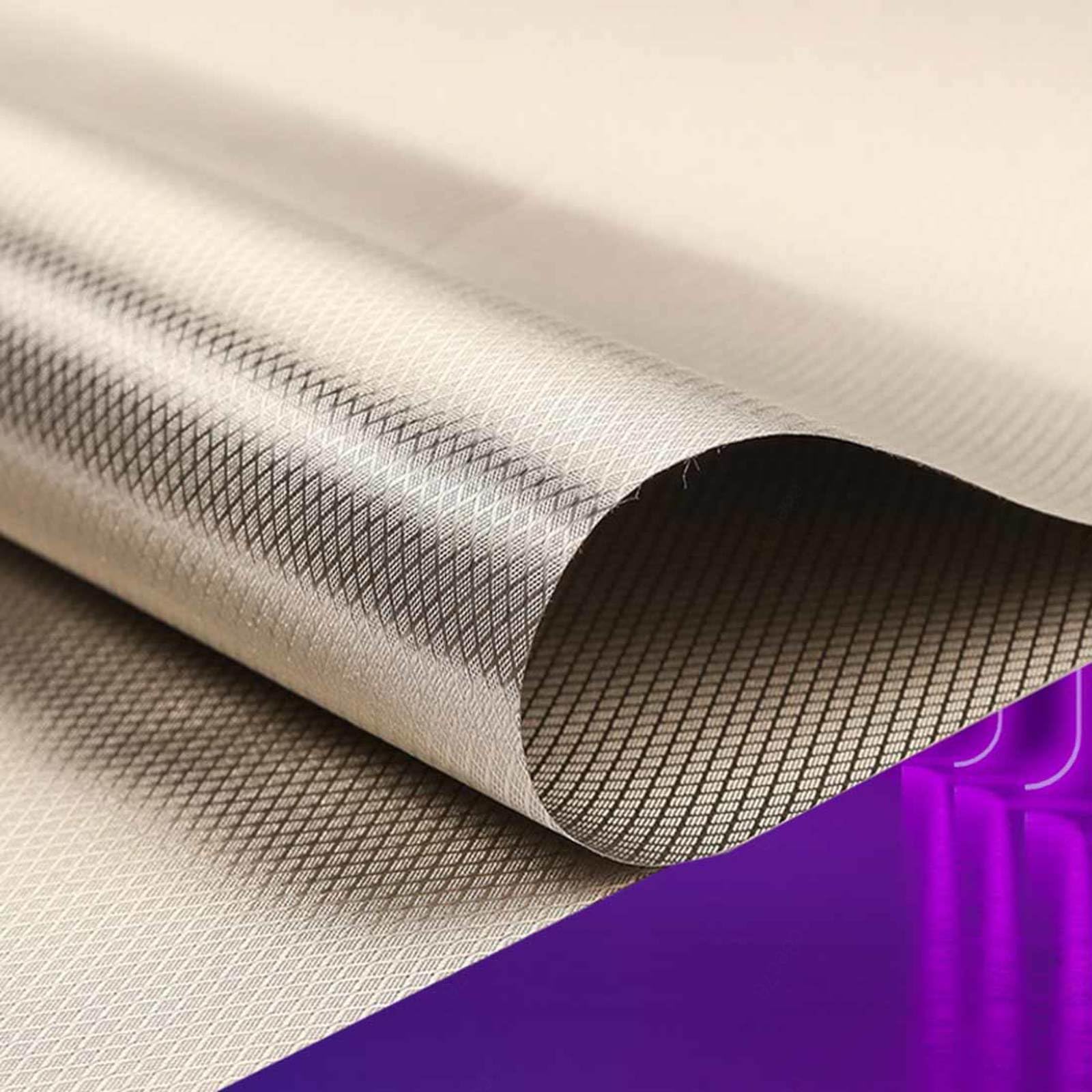 Yspp Silver Faraday Fabric Large Roll Faraday Cloth Radiation Protection Emf Blockers Emf Blocker For Cell Phone Faraday Fabric Bag,-4X1.1m