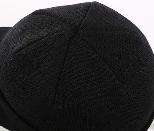 Miniatura 3 de Home Prefer - Gorro de invierno para hombre con visera cálida y doble punto