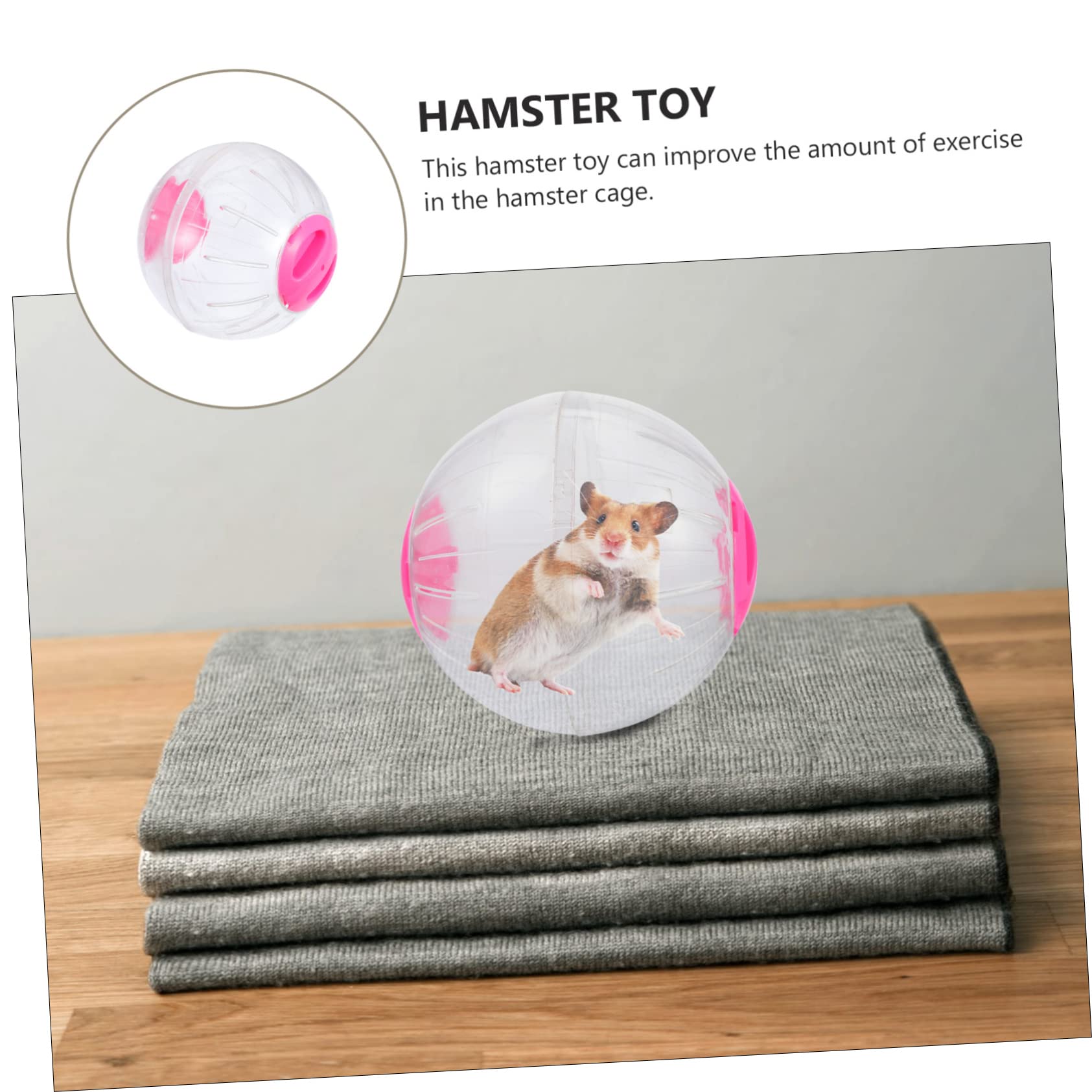 CIYODO Silent Hamster Running Ball 15cm Pet Exercise Toy Dwarf Hamster Ball for Pet Sports