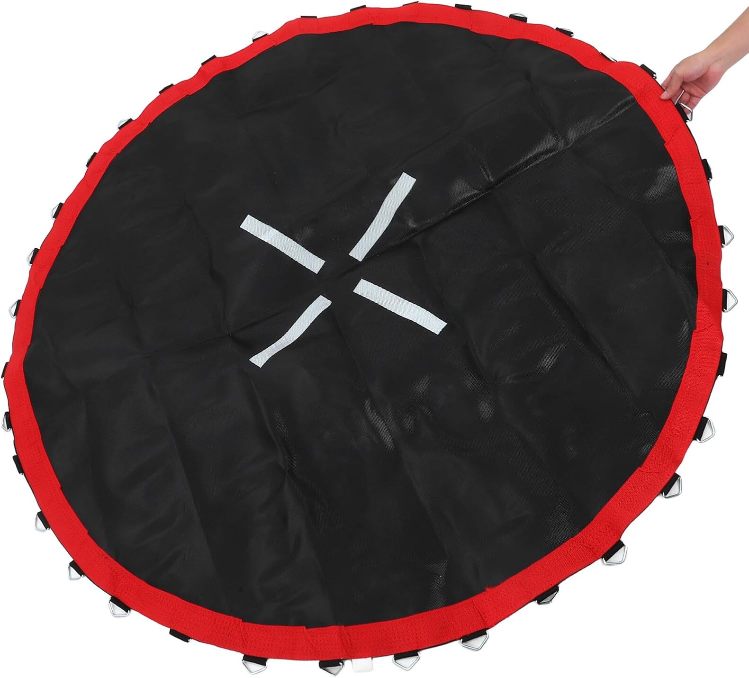 Round Jumping Mat for Trampoline Replacement High Elastic Breathable Mesh Fitness Accessory for Adults Home Exercise Entertainment