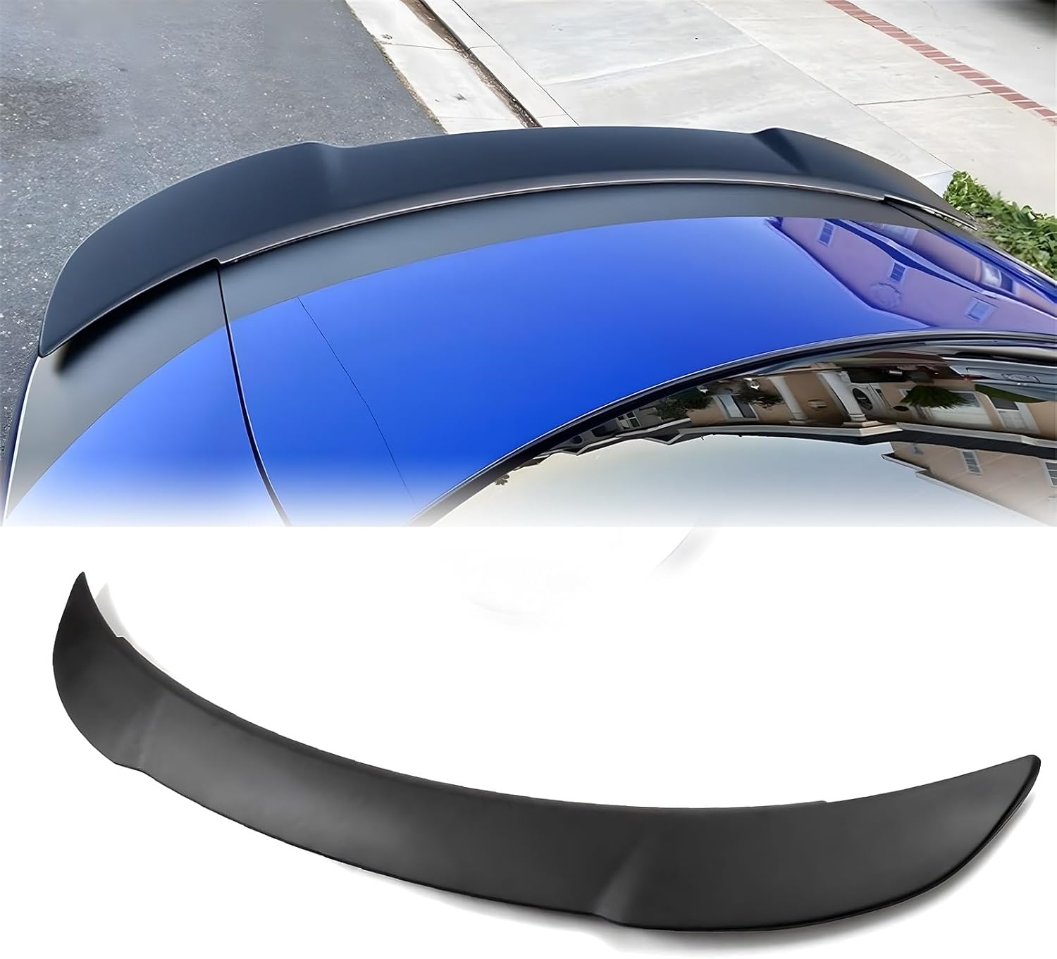 Rear Spoiler Wing Compatible with Dodge Charger 2011-2020 Rear Trunk Lip Spoiler Wing Vehicle Body Styling Kit