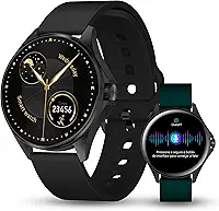 Aurafit Relógio Inteligente Smartwatch com IA ChatGPT, Tela AMOLED 1.32", Chamada Bluetooth, Monitor de Saúde Cardíaca e Sono, 100+ Modos Esportivos, IP68, Compatível iOS Android, 2 Pulseiras, Preto