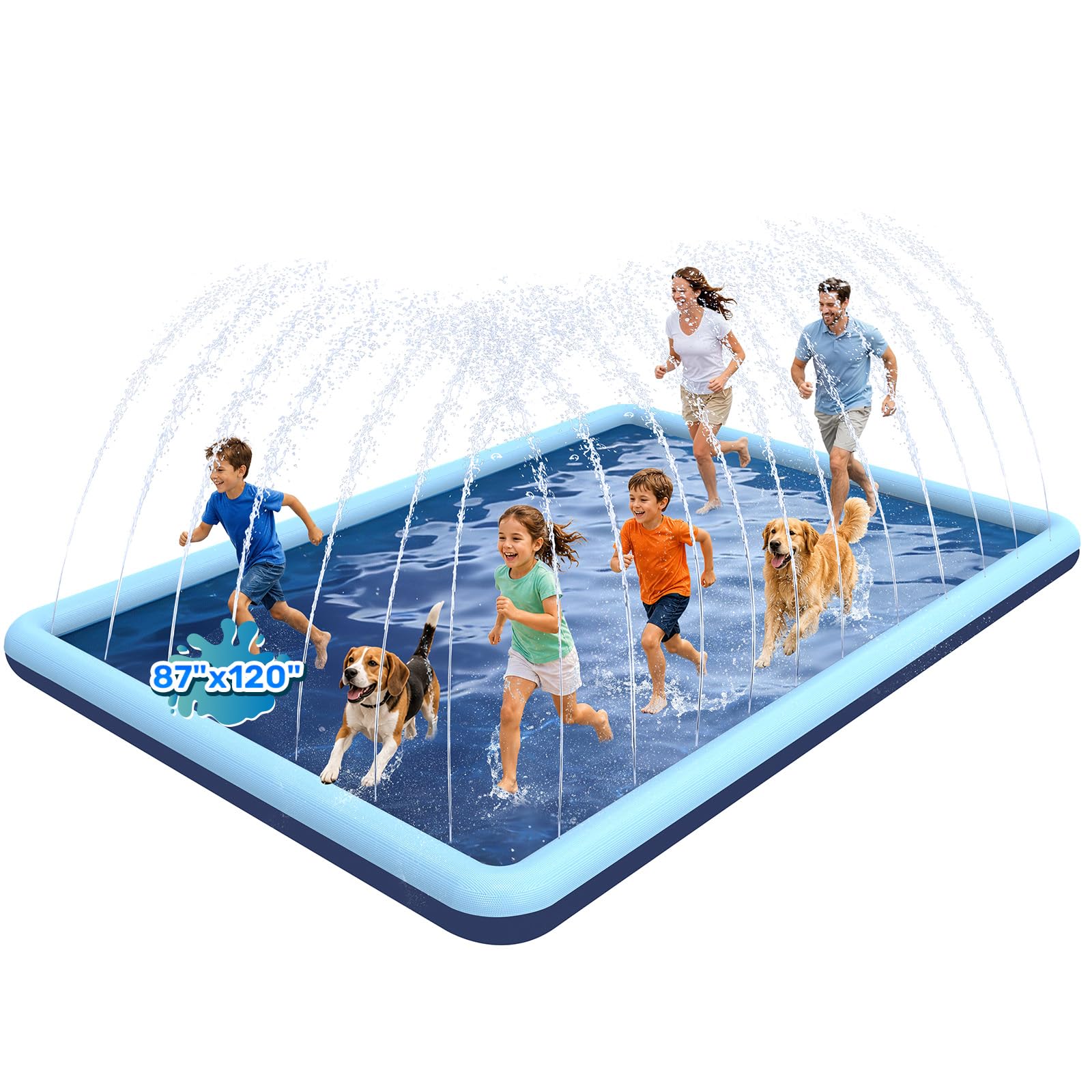 Photo 1 of Bilibara Extra Large Rectangle Splash Pad 120 x 87 in