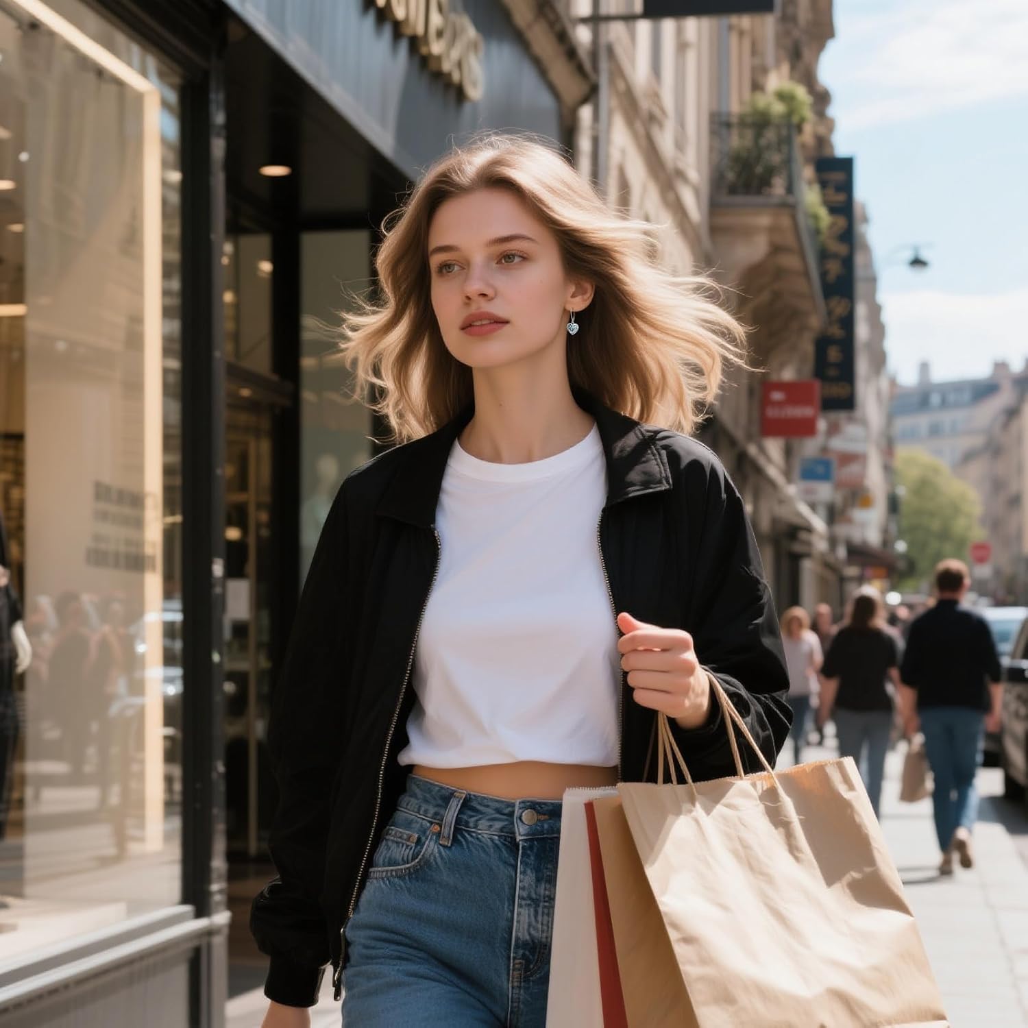 Turquoise Dangle Earrings for Women Sterling Silver Cross Heart Earrings Filigree Leverback Jewelry Mothers Day Gift - Image 5