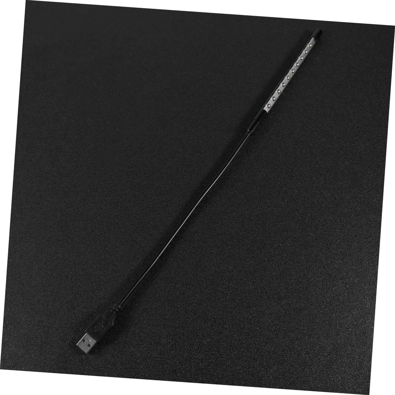 Happyyami Laptop USB Light Flexible Eye Protection Lamp Small Table Light for Home and Dormitory Use Rotatable LED Keyboard Lamp Black