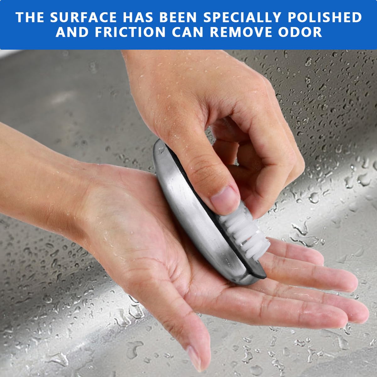 4 Pezzi Spazzolino per Unghie Mani Inox Kit, Spazzola per Unghie Mani Setole Dure Lavaggio,2 in 1 Spazzolina per Unghia, per Unghie dei Piedi, la Pulizia di Mani, Unghie