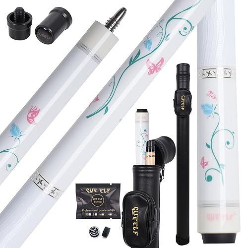 Miniatura 1 de Palo de Billar Rosa de 58 Pulgadas con Mango de Arce Canadiense Palos de Billar Profesionales Regalos para Mujeres y Damas