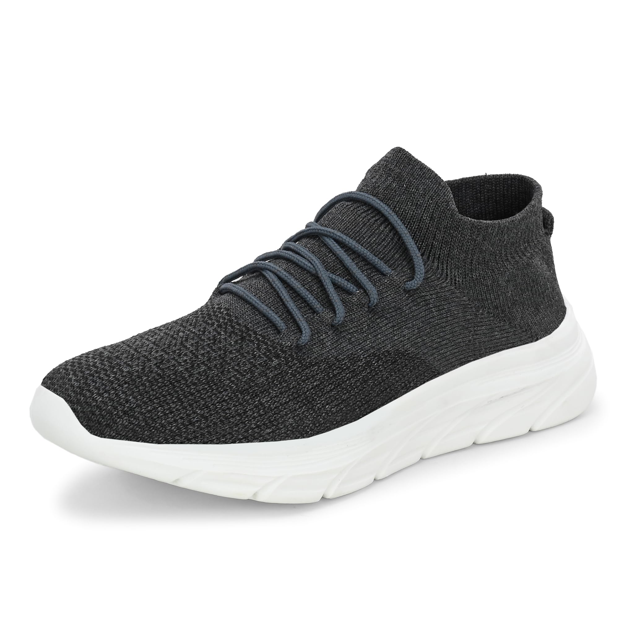 Kraasa Mens Lace Up Running Shoes Ultra Light Breathable Non Slip Walking Shoes Casual Fashion Sneakers Mesh Workout Sports Darkgrey UK 6 (B0D5QF5ZNM) Amazon Price History, Amazon Price Tracker